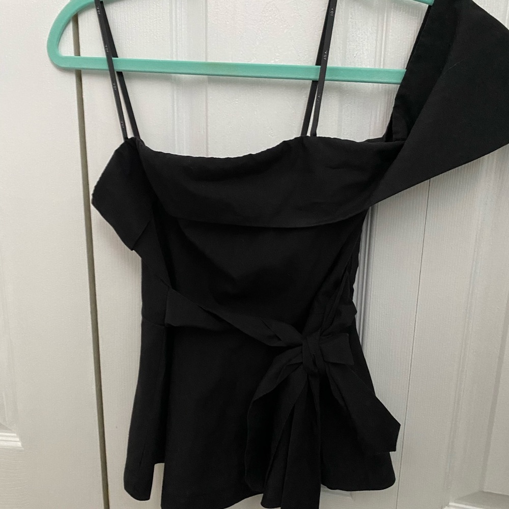 J.O.A One shoulder Peplum top XS
